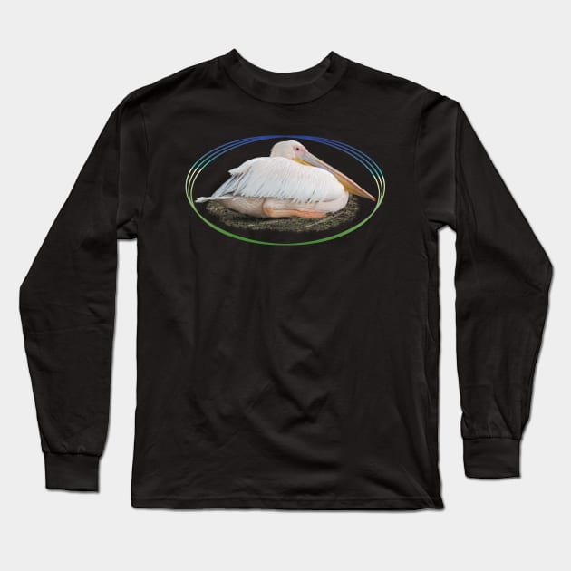 Pelican - Bird in Kenya / Africa Long Sleeve T-Shirt by T-SHIRTS UND MEHR